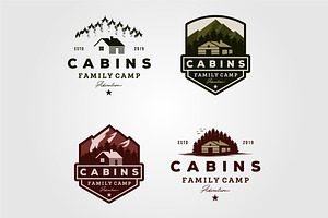 Vintage Cabins Logo Collections