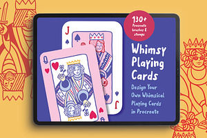 Whimsy Playing Cards for Procreate