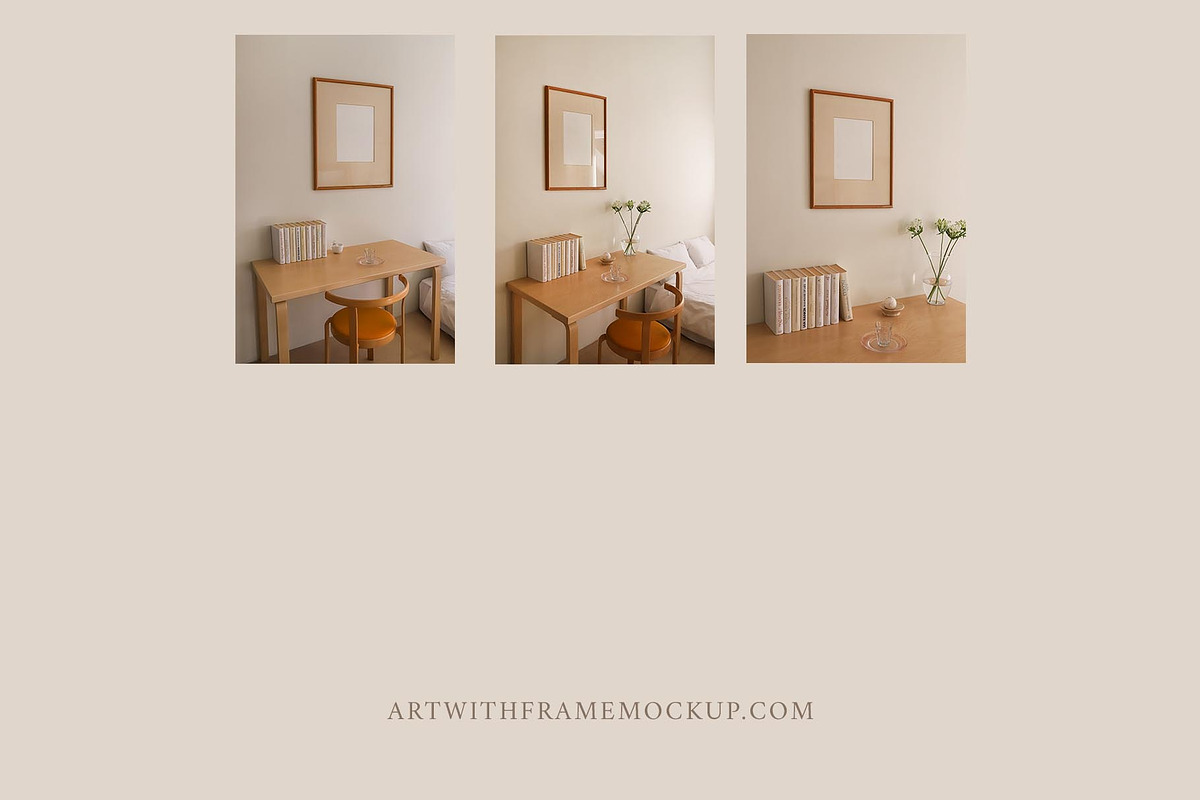 15 Nordic Frame Mockup, a Product Mockup by ArtwithFrame (Photo 6 of 6)