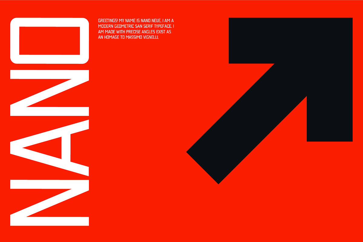 Nano Neue | Geometric San Serif, a Sans Serif Font by Beveled Design Co. (Photo 3 of 10)