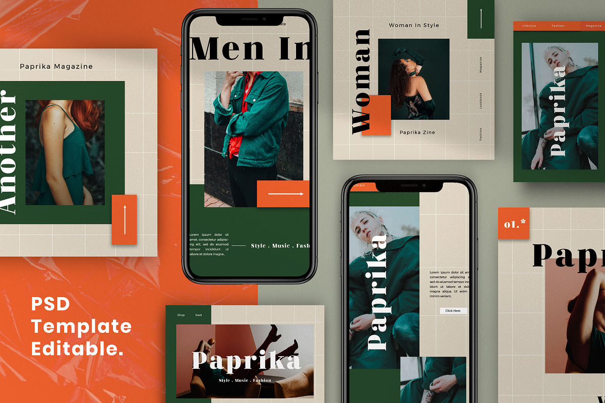 Paprika - Social Media Branding, a Social Media Template by Dirtytemp Studio (Photo 6 of 6)