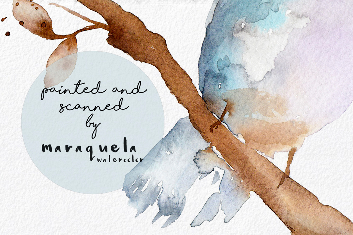 Watercolor Romantic Birds handmade, a Decorative Illustration by MaraquelaStudio (Photo 5 of 5)