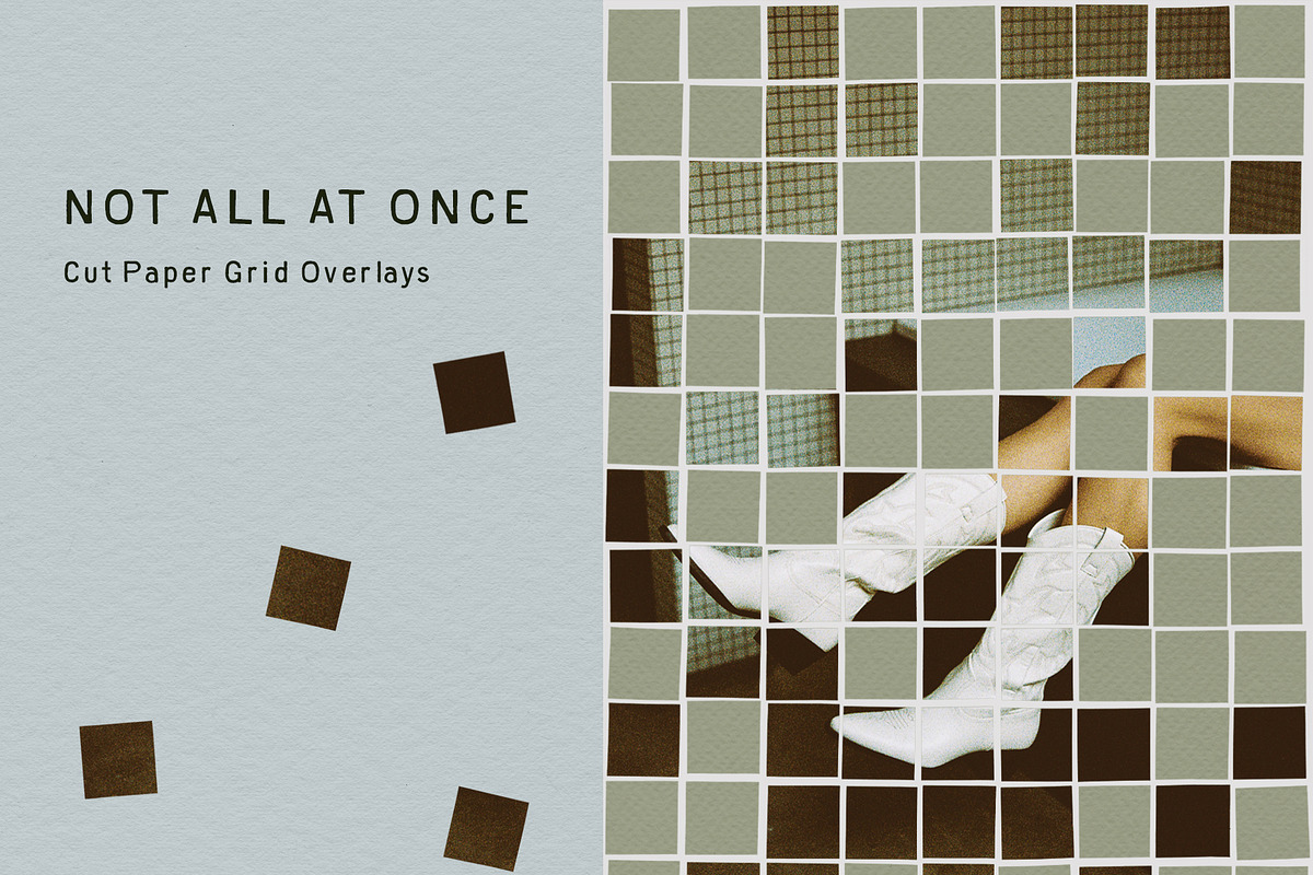 Not All at Once: Paper Grid Overlays, a Texture Graphic by alonahaidash (Photo 5 of 16)