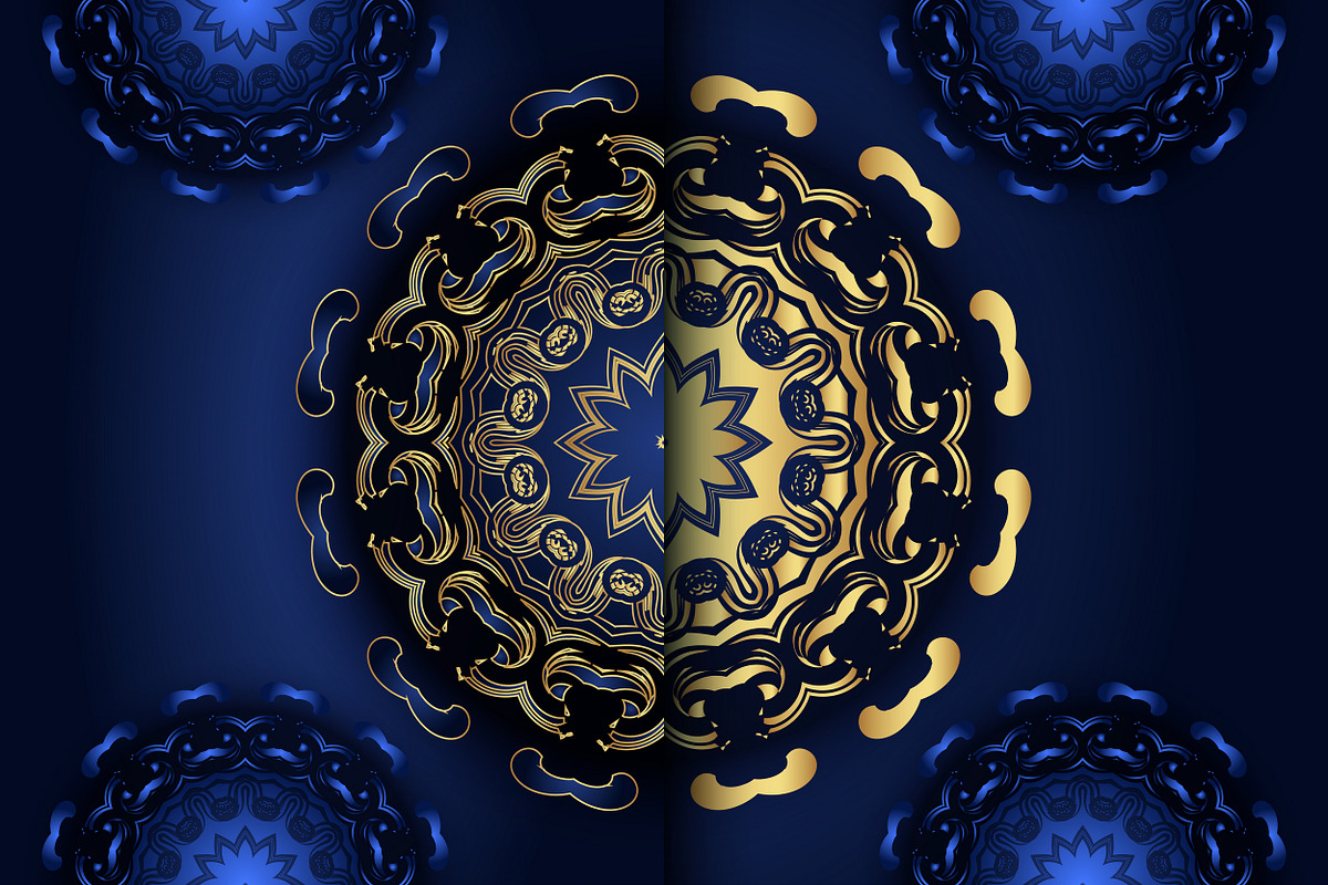 Mandala Ornamental Geometry Bundle, a Background Graphic by NJ Himel (Photo 60 of 92)