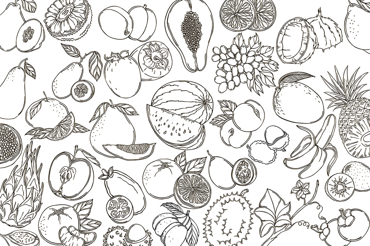 Vector fruit, an Illustration by risovanya (Photo 2 of 9)