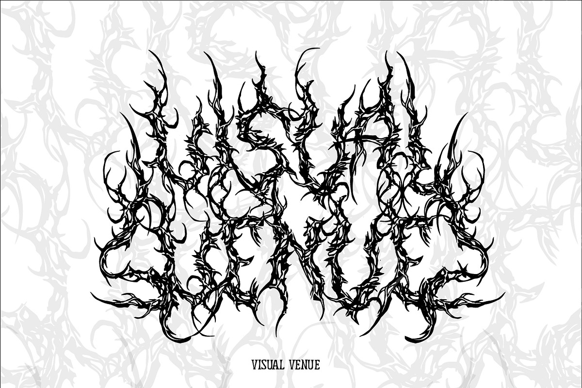 Hentroy - Black Metal font, a Blackletter Font by NuType (Photo 3 of 9)