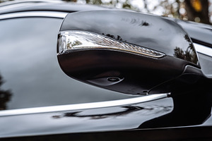 Car Side Mirror with Integrated Turn Signal Close Up, a Transportation Photo by Red Hot Chili Pepper Shop