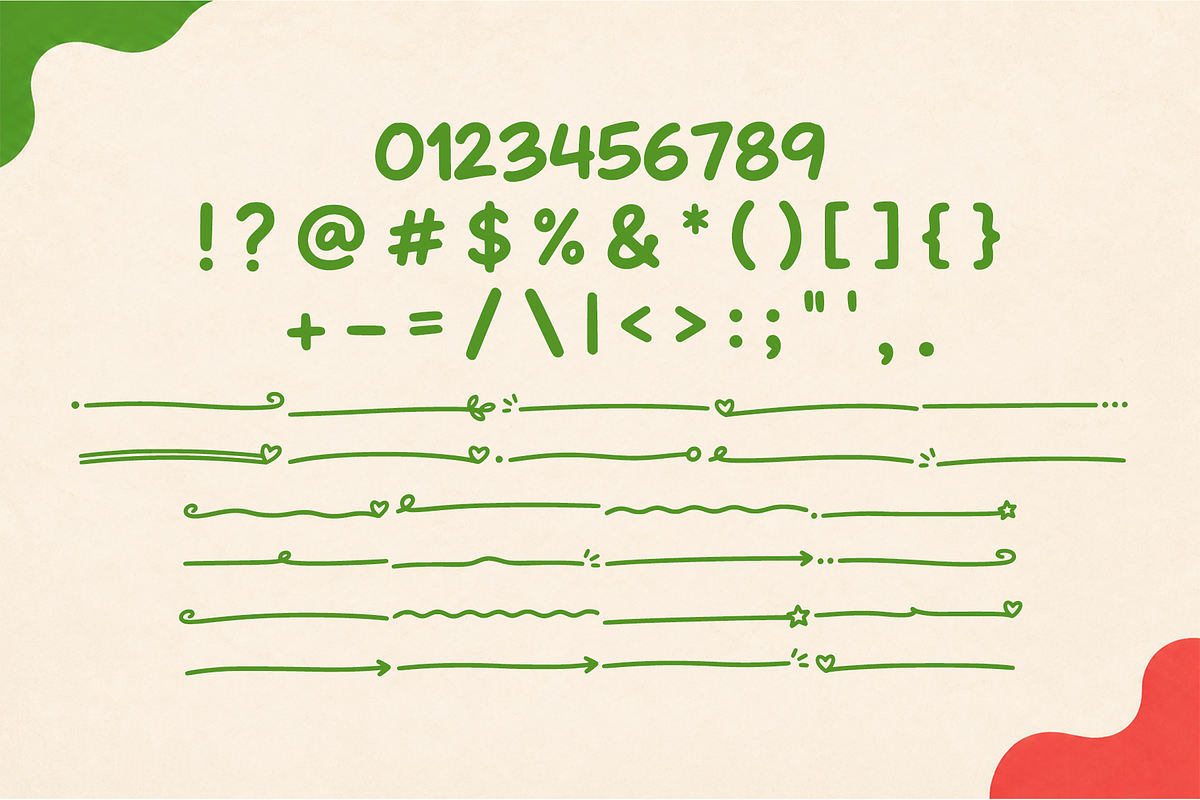 Snack Friend Playful font, a Handwritten Font by cocodesign (Photo 10 of 10)