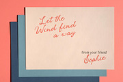 Housemail; Romantic Script and Sans, a Script Font by Eko Bimantara (Thumbnail 2 of 16)