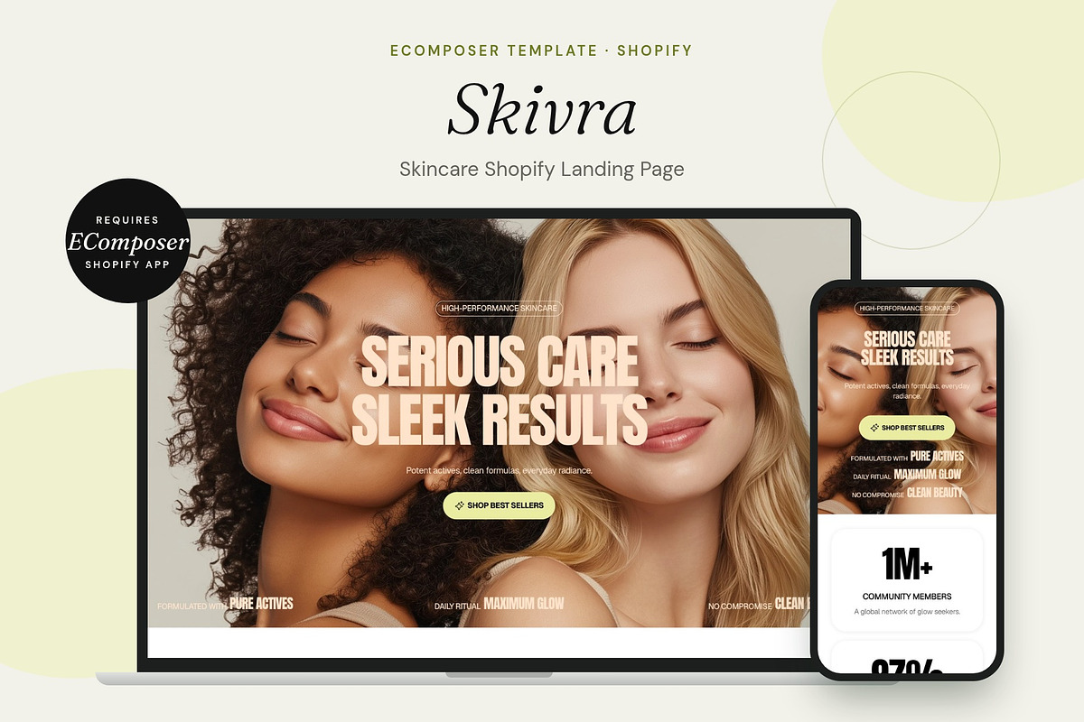 Skivra - Shopify EComposer Template, a Shopify Template by Boost Convert (Photo 1 of 11)