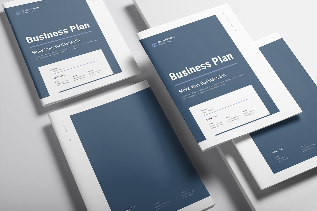 Business Plan Template, a Brochure Template by DesignCrest (Photo 11 of 13)