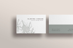 CEDAR BUSINESS CARD TEMPLATE (PSD)