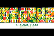 Organic fruits, vegetables patterns, a Food Illustration by Buch&Bee (Thumbnail 3 of 3)