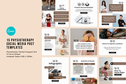 Physiotherapy Social Media, a Social Media Template by Sincerely Media (Thumbnail 1 of 9)
