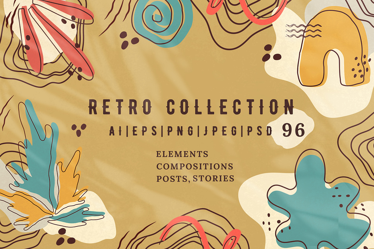 Modern Art - Retro Bundle | 6 in 1, an Object Illustration by Graphic Art (Photo 11 of 18)