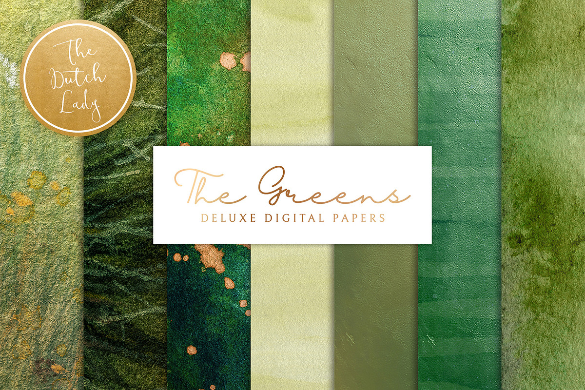 Green Paint Texture Backgrounds, a Texture Graphic by The Dutch Lady ...