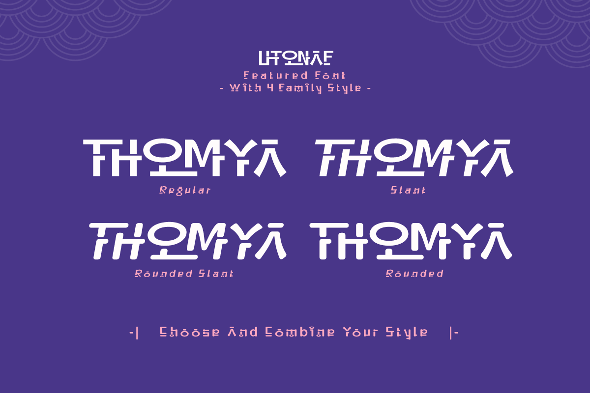 Utonaf - Korean Style Font, a Sans Serif Font by twinstd (Photo 2 of 10)