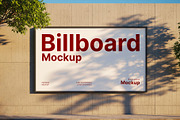 Billboard Mockup on Wall, a Product Mockup by graphypix (Thumbnail 1 of 4)