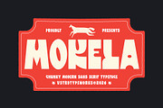 Mokela - Chunky Sans Serif, a Sans Serif Font by VASTARD STUDIO (Thumbnail 1 of 10)