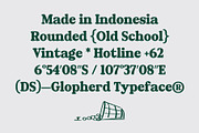 Golpherd – Classic Bold Display Font, a Serif Font by Drizy (Thumbnail 2 of 10)