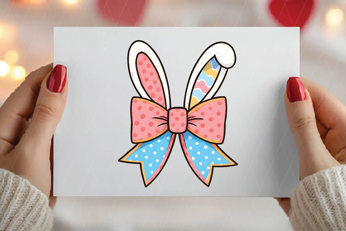 Easter Bunny PNG Retro Coquette Desi, an Illustration by DreamPrint404 (Photo 2 of 7)