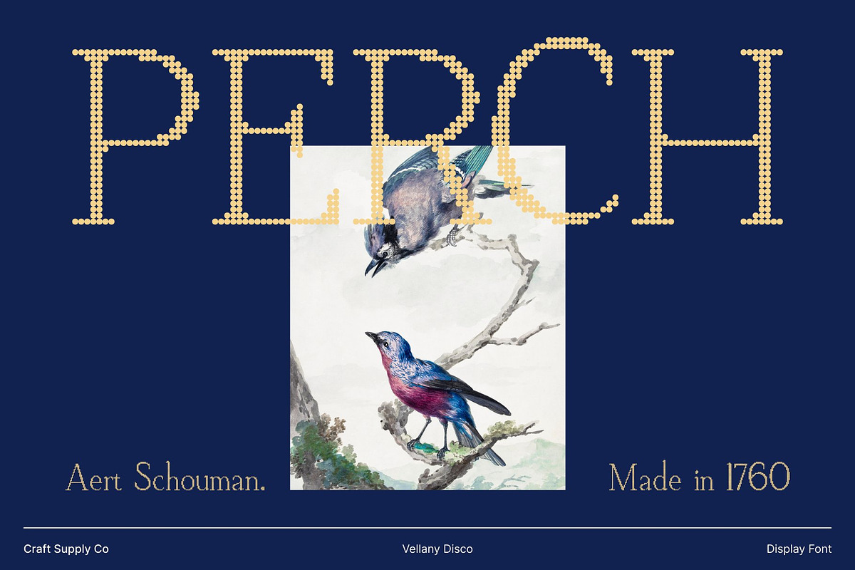 Vellany Disco, a Serif Font by Craft Supply Co. (Photo 3 of 8)