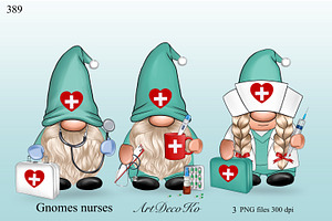 Gnome Nurse PNG