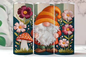 Knitted Christmas Gnome Tumbler, an Arts & Entertainment Photo by LamanAzalea