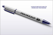 Pen Mockup PSD, a Product Mockup by Bruno's Shop (Thumbnail 2 of 4)