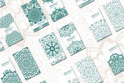 Leaflet templates in Oriental style, a Business Card Template by BEZIL-ART (Thumbnail 2 of 2)