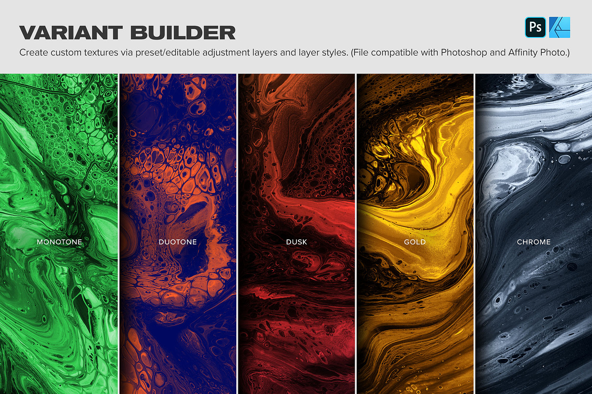 Veer: Abstract Paint Textures, a Texture Graphic by Chroma Supply (Photo 7 of 15)