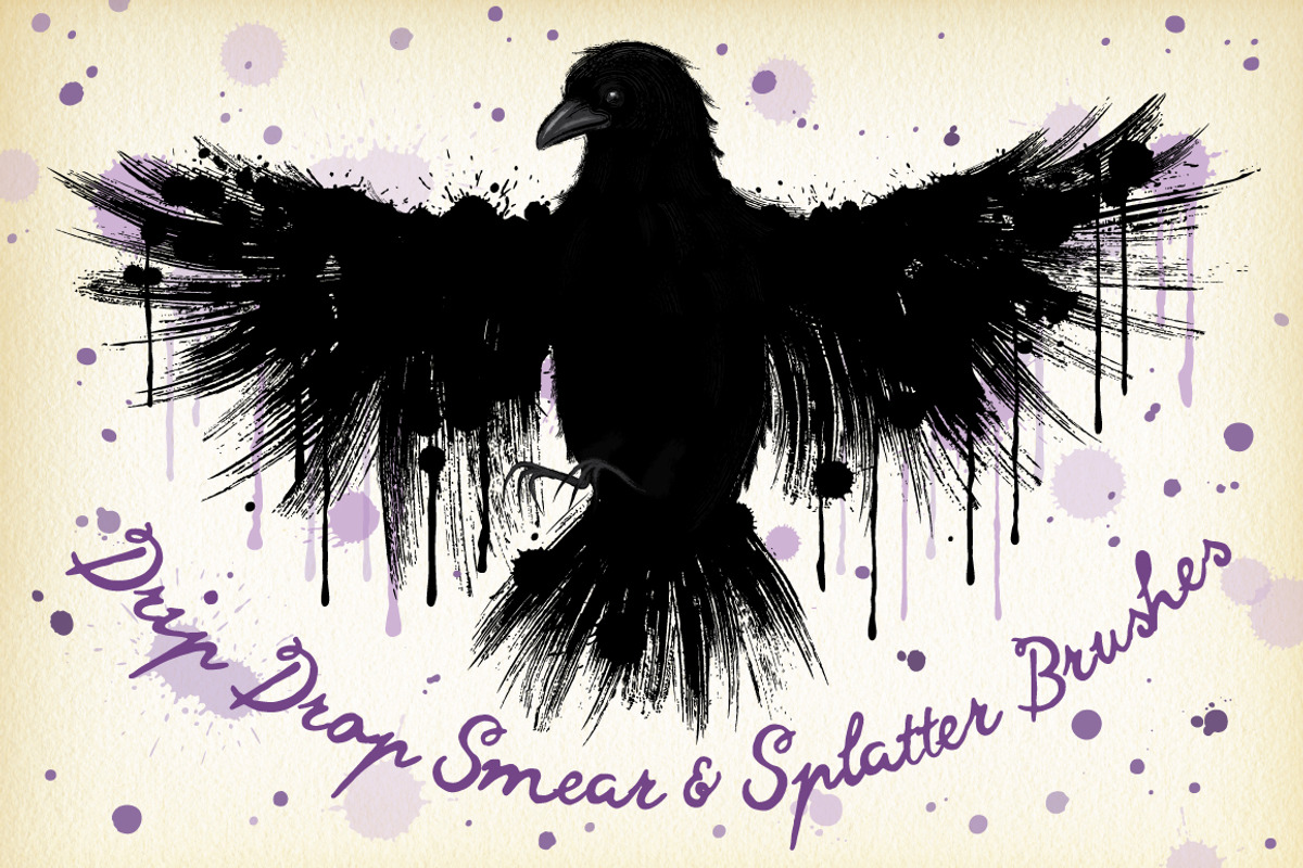 Splatter & Smear Brushes, a Brush Add-On by The Artifex Forge (Photo 2 of 5)