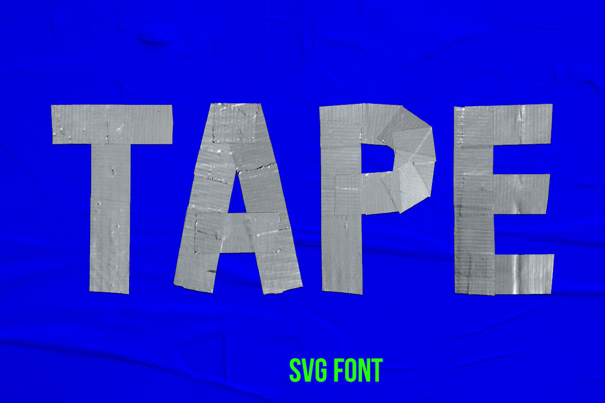 Mouth Tape Font, a Font by Handmadefont (Photo 1 of 8)