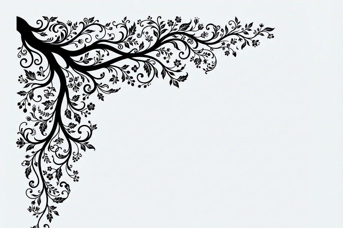 50 Tree Branch Corner Silhouette, a Decorative Illustration by Amazin_art (Photo 7 of 46)