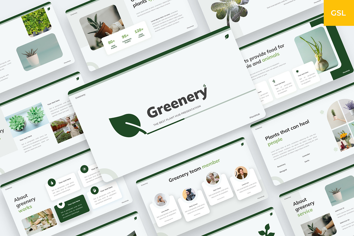 Plants and vegetation Google Slides, a Presentation Template by BeadyLab (Photo 1 of 6)