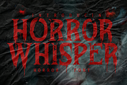 Horror Whisper - Horror Font, a Font by PutraCetol Studio (Thumbnail 1 of 11)