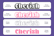 Clorise 3D, a Serif Font by Craft Supply Co. (Thumbnail 3 of 8)