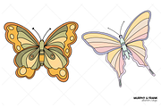Butterfly Clipart Summer Clip Art, a Graphic by Murphy & Frank (Thumbnail 4 of 5)