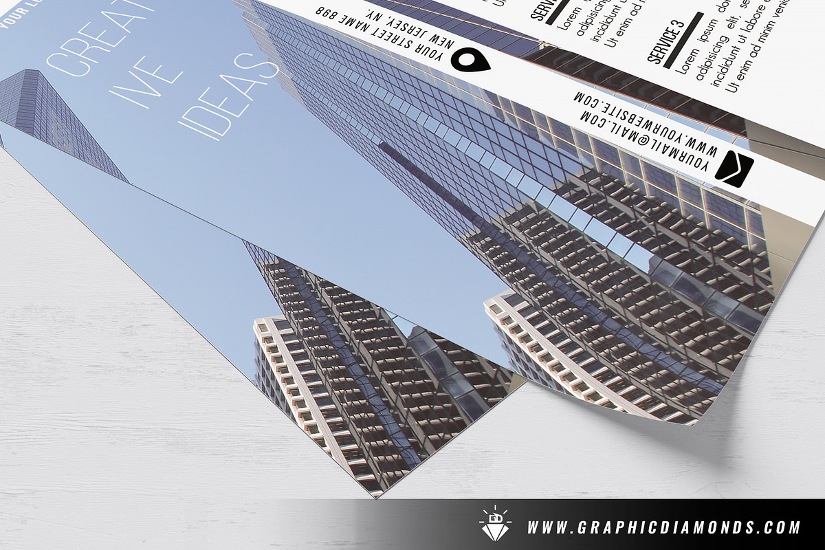 Corporate Business Flyer, a Flyer Template by GraphicDiamonds (Photo 4 of 6)