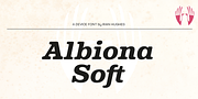 Albiona Soft, a Serif Font by Device (Thumbnail 4 of 5)
