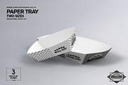 Paper Takeout Trays Packaging Mockup, a Packaging Mockup by INCDesign (Thumbnail 4 of 10)
