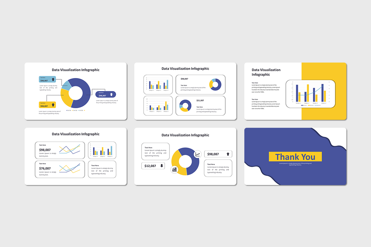 Data Visualization Keynote Template, a Presentation Template by QR Design Studio (Photo 3 of 3)
