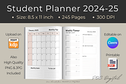 Student Planner Template 2024-25, a Templates & Theme by POC Digital (Thumbnail 7 of 9)