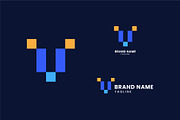 Monogram Letter TV Logo, a Branding & Logo Template by okkydianpra (Thumbnail 2 of 3)