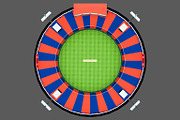 Cricket stadium Lowpoly Game ready, an Architecture 3D Model by MockupShelf (Thumbnail 5 of 6)