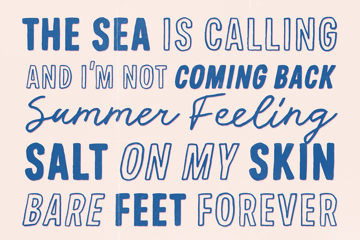 Mango Sunset, a Handwritten Font by supfonts (Photo 7 of 11)