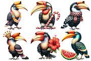 Hornbill Bird Clipart, an Illustration by Pixels.Craft (Thumbnail 2 of 7)