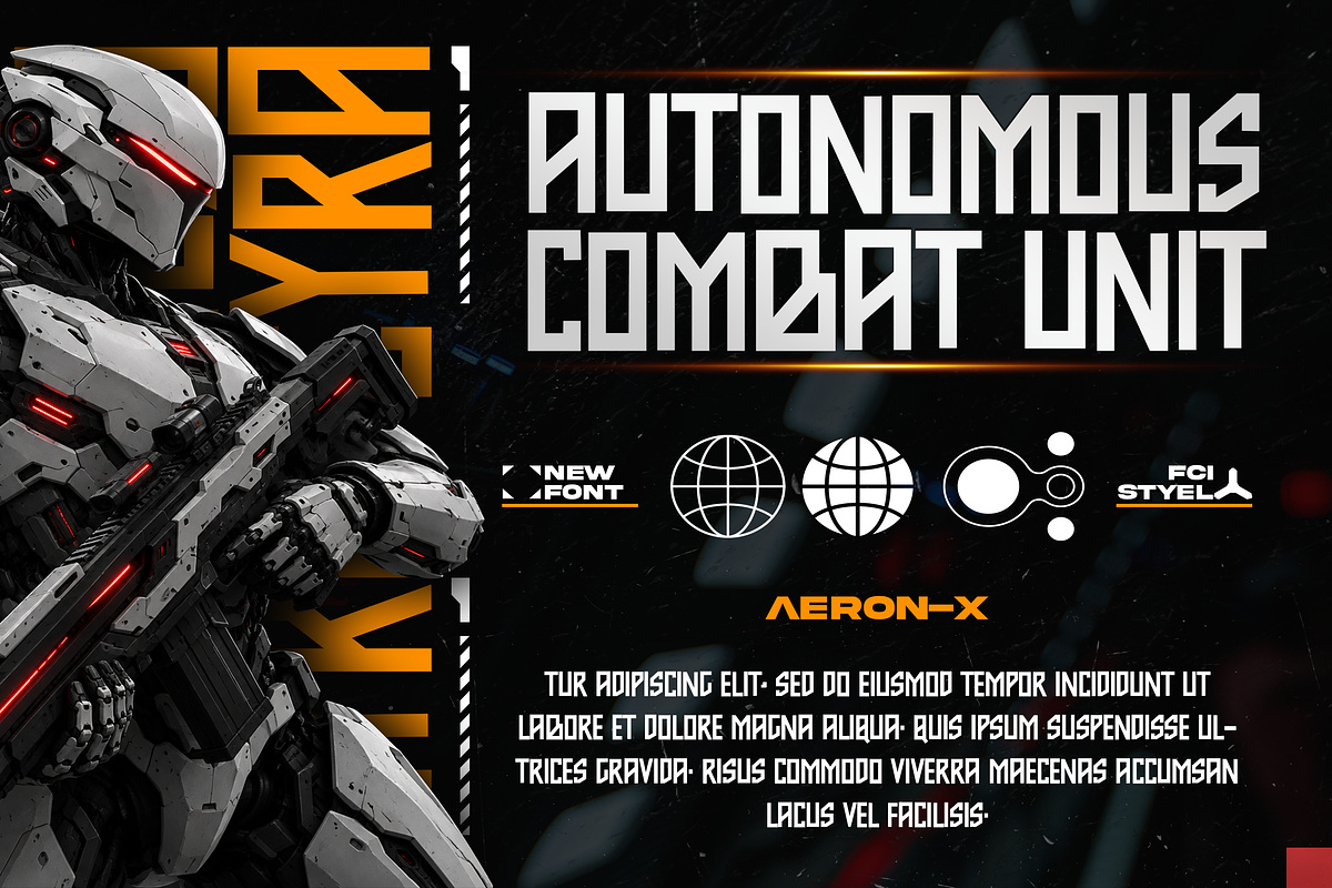 BACKBONES Futuristic Sci Fi Font, a Sans Serif Font by Templatiostudio (Photo 4 of 12)