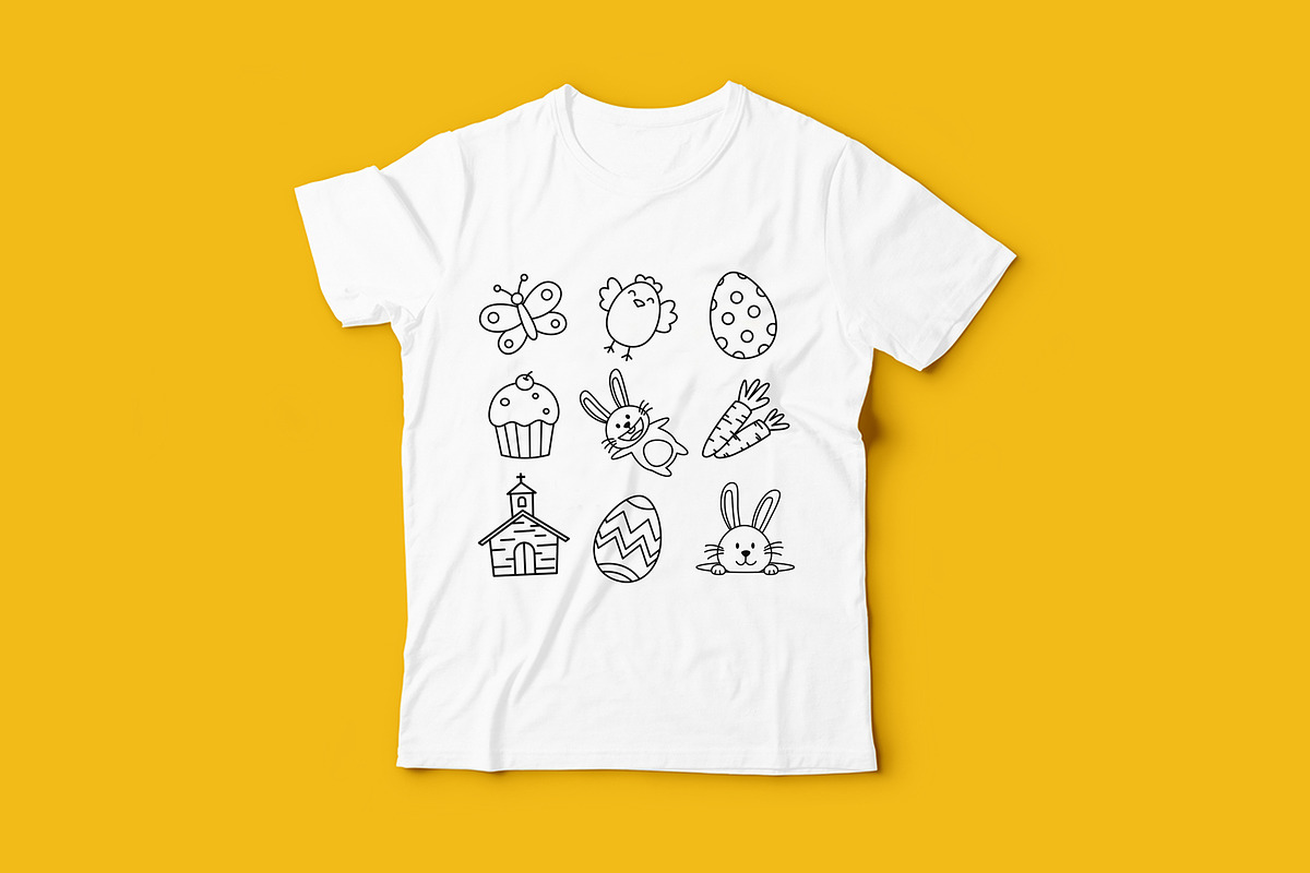 Easter Doodle elements design., a Decorative Illustration by kaisorn (Photo 6 of 7)