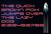 Space Speed Font, a Font by 177Studio (Thumbnail 5 of 5)